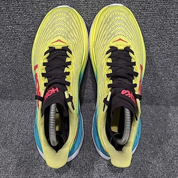 Hoka One One Mach 5 Shoes Womens Size 9.5 B Yellow 1127894 EPSB - Picture 9 of 16